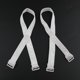 thumbnail image 3 of 5 pares de es de correas de correas de repuesto elásticas es con aros para mujer (ajustables) Blanco Soledad Correa de sostén de repuesto, 3 of 4