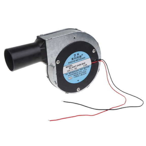 ZPAQI 12V 2A 11028 BBQ Grill Fan Metal Turbo Blower Cooking Starter for w/ Air Duct 50