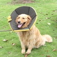 thumbnail image 4 of LingStar Dog Cone Contour Funnel Comfort Design Soft  Collar Protects Tail Paws Lower Body, 4 of 9
