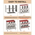 thumbnail image 2 of Eastvita Boîte de Nidification pour Poulet Montable au Mur - Design Enroulable/antirouille/perchoir Ventilé/étanche/6 Compartiments avec Pieds Rouges, 2 of 5