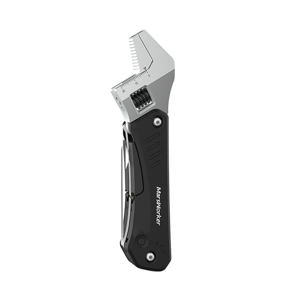 Amdohai MarsWorker Couteau-Clé Multifonction Six Fonctions Outils 6-en-1 Pliant Réglable Couteau-Clé à Tuyau