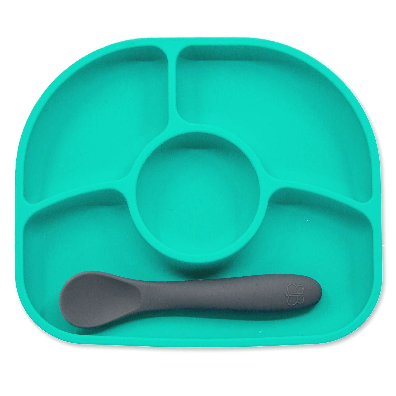 Yümi: Ensemble d'assiette et de cuillère en silicone