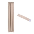 thumbnail image 1 of Unique Bargains Rideau Occultant pour Porte, 25 Pieds L x 72 Pieds L Rideau de Porte pour Fenêtre Française 1 Panneau, Beige, 1 of 7