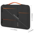 thumbnail image 3 of 14-inch laptop bag waterproof and durable computer carrying bag compatible., 3 of 6