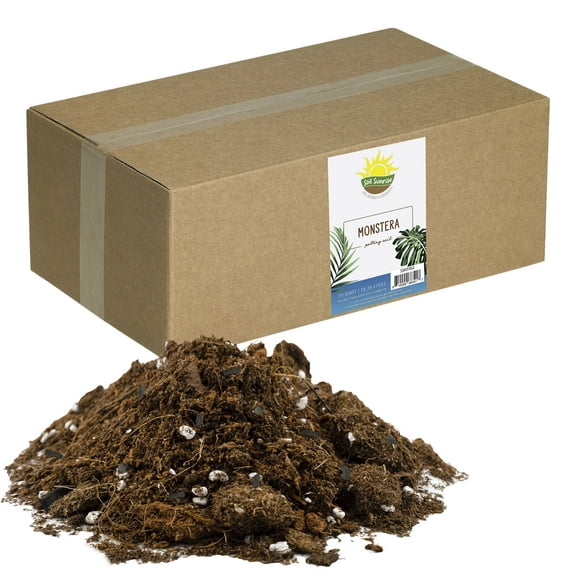 Monstera Houseplant Potting Soil Mix (30 Quarts), Custom Blend for Growing and Repotting
