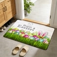 thumbnail image 6 of SLYNSHome Happy Easter Door Mat Decorative Bunny Welcome Doormat for Indoor Outdoor,Spring Floor Mat Non-Slip for Porch Entrance, 6 of 7