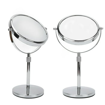 FAGINEY op Makeup Mirror Home 7 Inch Height Adjustable Double Sided 3X Magnification Vanity Mirror,Height Adjustable Makeup Mirror,7 Inch op Vanity Mirror