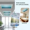 thumbnail image 6 of 1 Pack Blue Gradient Fluorescent Light Covers for Ceiling Lights Magnetic Ceiling Light Covers Overhead Light Filters for Office Classroom Home, 6 of 9