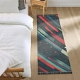 thumbnail image 3 of Yayeee Runner Rug for Bedroom 2'x6' Machine Washable Hallway Non Slip Mat, Stars Abstract Lines, 3 of 8