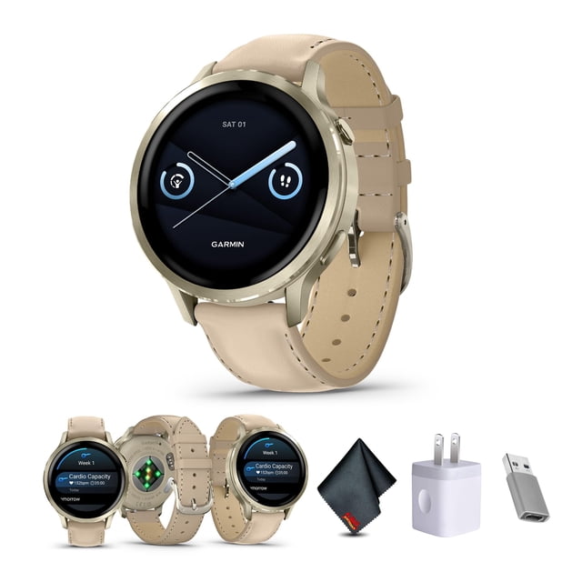 Garmin Venu 4 41 mm GPS Smartwatch de fitness, pantalla AMOLED de 1,2"