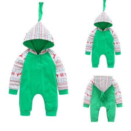 

Newborn Baby Boys Girls Romper Bodysuit Jumpsuit Outfits Set Christmas Clothes