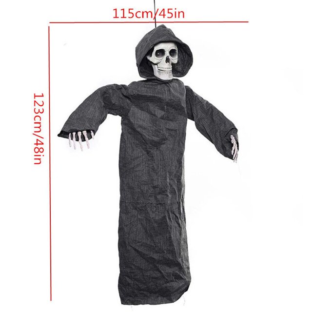 Espantapájaros colgante exterior para decoración de Halloween, fantasma aterrador para jardín, fantasma de grito para decoración de patio