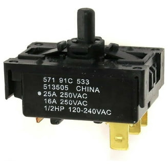 Associated 4 Position Rotary Switch With Pointer Knob - 8 Way Circuit Selector