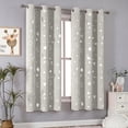 thumbnail image 1 of 2 Pcs Rideaux Solides Rideaux Modernes pour Salon Vente de Liquidation Rideaux Rideaux pour Portes Coulissantes en Verre Rideaux Boho Rideaux de Salon Rideaux pour Salon, 132x137cm, 1 of 6