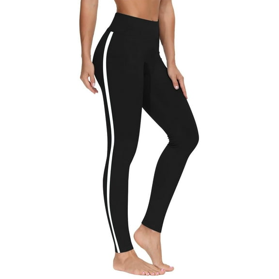 Prolriy Leggings for Women Butt Lifting Booty Tights High Waist Stretchy Pants Yoga Tights Yoga Pants Women Black M