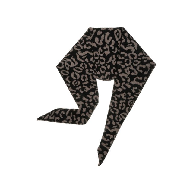 INSPIRE CHIC Foulard Léopard pour Femmes Automne Hiver Marron