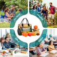 thumbnail image 6 of Medium Cooler Bag Lunch Bag Portable Meal Bag Work Meal Bag Outdoor Meal Bag Travel Meal Bag Picnic Meal Bag Going Out Meal Bag Watercolor Yellow Sky, 6 of 6