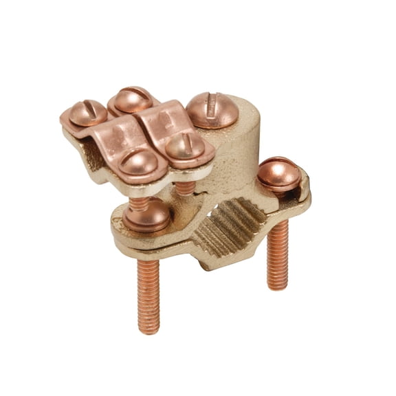 Burndy Connector,Bronze,Overall L 2.25in C11HD4/0DB