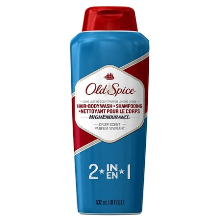 Old Spice High Endurance Hair & Body Wash 18 oz
