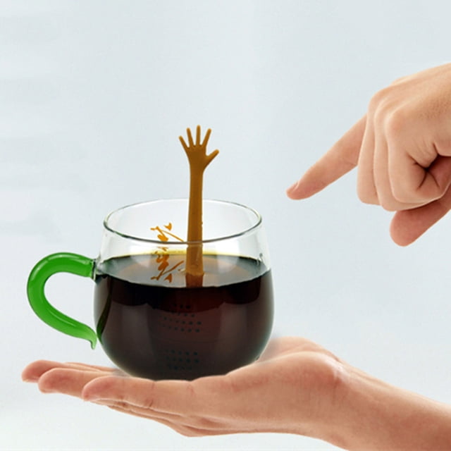 OULII Silicone Tea Infuser with Silicone Handle Food Grade Silicone for Afternoon Tea 1Set