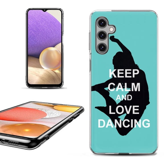 OneToughShield ® for Samsung Galaxy A14 5G Phone Case, Fashion Cover Case - Keep Calm / Dancing