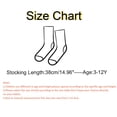 thumbnail image 3 of Godderr 3 Pairs Kids Toddler Girls Socks Knee High Socks Cotton Letter Socks Dress Socks for 3-12Y, 3 of 5