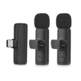 thumbnail image 1 of Wireless Lavalier Microphone System Dual Microphone Noise Reduction Wireless Transmission Lightweight Plug and Play Professional, 1 of 8