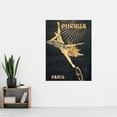 thumbnail image 2 of Gray Phebus Cycles Apollo Sun Paris Advert Extra Large Art Print Wall Mural Poster Premium XL, 2 of 3