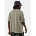 thumbnail image 3 of No Boundaries Garment Washed Oversized Tee with Short Sleeves, Men's and Big Men's, 3 of 4