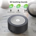 thumbnail image 3 of Letsfit White Noise Machine with 20 Natural Soothing Sounds and Memory Function 32 Levels of Volume Powered, Portable Sleep Sound Timer for Baby, Adults-Black, 3 of 3