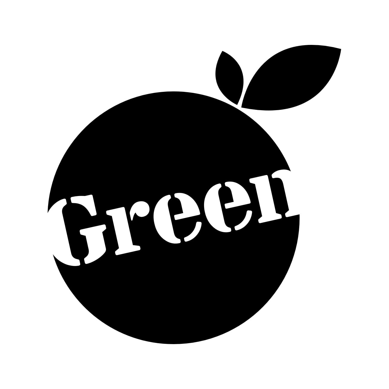 Green Sticker Decal Die Cut Self Adhesive Vinyl Weatherproof Made