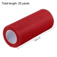 thumbnail image 2 of Tulle Rolls Fabric Spools 6" 25 Yards Red for Decoration Wrapping Wedding DIY Crafts, 2 of 5
