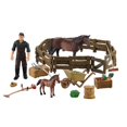 thumbnail image 2 of de Caballo Modelo Animal de Acción Juguete de Escena de Cobertizo de Caballo - B Sunnimix Mobiliario, 2 of 4
