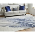 thumbnail image 2 of Feizy Clio Modern Abstract, Blue/Gray/Ivory, 5' x 7'6" Area Rug Easy Care Stain Resistant Fade Resistant Industrial Watercolor Floor Rug for Living room Bedroom, 2 of 9