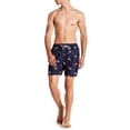 thumbnail image 6 of Mens Swim Trunks Board Shorts Bathing Suits Elastic Waist Drawstring Pizza Large, 6 of 8