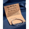 thumbnail image 5 of Gift for Friends, The Waves of Life We've Through Together, Woman Friendship Gifts Idea, Wave Bracelet for Best Friend Bestie Soul Sister Christmas Valentines Day Birthday Gifts For Her, 5 of 6