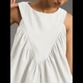thumbnail image 4 of Camisetas Sin Mangas Tipo Babydoll con Peplum para Mujer, Camisetas Holgadas de Verano, Blusas Casuales con Frunces y Fluidas S, 4 of 10