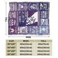 thumbnail image 5 of Chicken Blanket , Cute Chicken Themed Design Printed Purple Throw Blankets , Chair Sofa, Warm Soft Cozy Blanket 60x50, 5 of 6