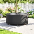 thumbnail image 2 of Outsunny Housse Ronde pour Mobilier de Patio Extérieur pour Protection contre les Intempéries, Noir, 2 of 10