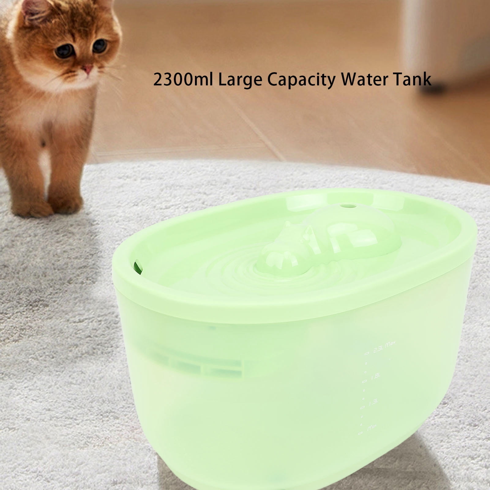 BOKYAN Smart Quiet Pet Water Fountain – Large Capacity, Automatic Circulation & Filtration for Cats & Dogs
