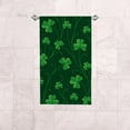 thumbnail image 6 of Absorbent Soft Hand Fingertip Towels, 2 Pcs Face Bath Towels Set Saint Patrick's Day Clovers Washcloths for Bathroom Hotel Kitchen, 30"x15", 6 of 6