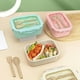 thumbnail image 5 of Lonchera Bento de paja de trigo estilo japonés con utensilios, apta para microondas, ecológica, para estudiantes y oficinistas. Aestivo | Verde | AESTIVO, 5 of 7