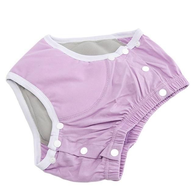 Washable Incontinence Underpants, Cotton Adults Cloth Diapers Highly Absorbent Comfortable Breathable for Adult S,M,XXL