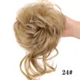 thumbnail image 4 of elástico para el cabello desordenado, Bun Scrunchies Banda para el cabello natural cómoda y suave al para mujeres y niñas , 24 Salvador círculo de pelo desordenado, 4 of 4