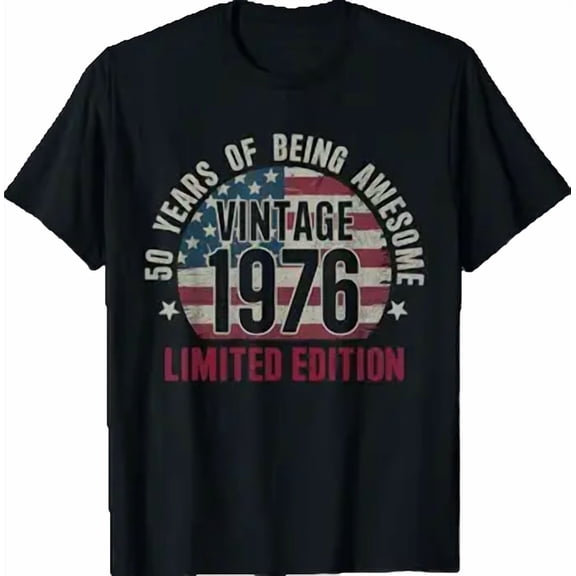 50 Years Old Vintage 1976 50th Birthday T-Shirt