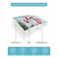 thumbnail image 4 of Twin XL Quilt Bedding Set, Christmas Reversible Summer Quilt 3 Pieces, Xmas Canes Berries Pine Cone Blue Plaid Lightweight Bedspreads Coverlets with 2 Pillow Shams for All Seasons, 4 of 5