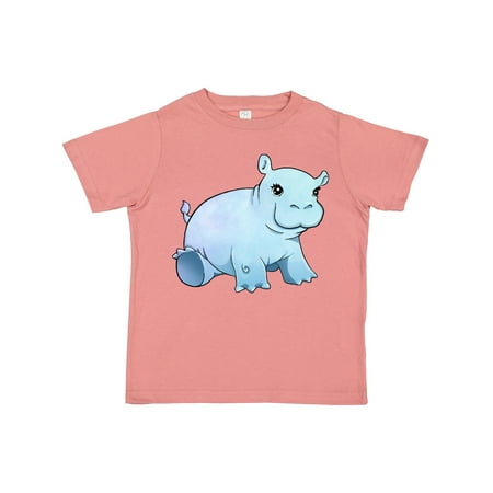 

Inktastic Cute Baby Hippo Gift Toddler Boy or Toddler Girl T-Shirt