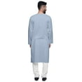 thumbnail image 3 of Atasi Mens Kurta Shirt Solid Engagement Clothing Long Sleeve KurtaÂ&nbsp;ForÂ&nbsp;Boys, 3 of 5