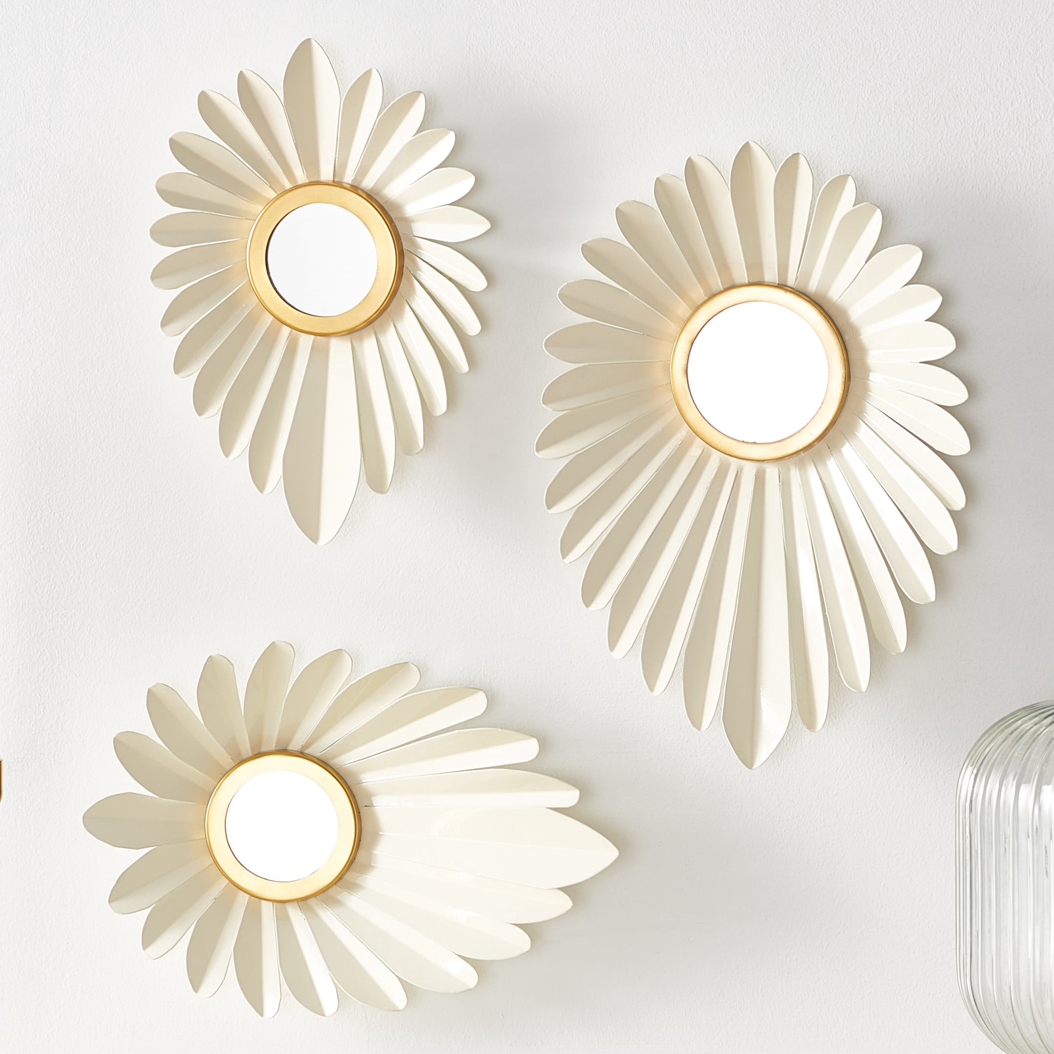 Safavieh Hermia Bohemian Ivory/Gold Wall Décor, Set of 3