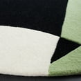 thumbnail image 3 of SAFAVIEH Rodeo Drive Kenneth Abstract Area Rug, Black/Green, 6' x 6' Round, 3 of 11